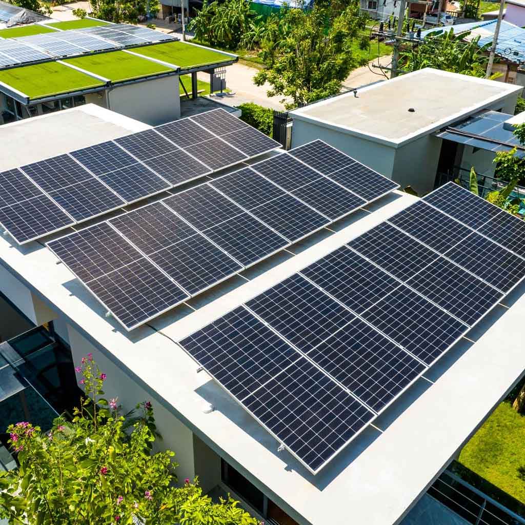 Hệ thống điện mặt trời 6kWp cho nhà cấp 4 tại Bến Lức