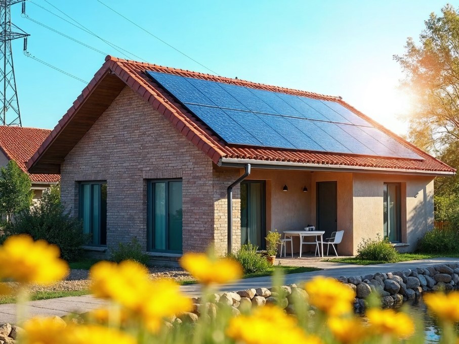 Thi công hệ thống solar tại Đức Hòa